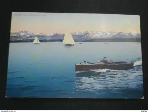 Starnberger See b. Starnberg , 1913 , Ansichtskarte , AK , CPA !!