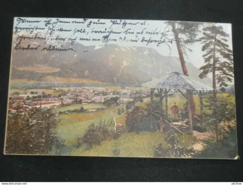 Bad Reichenhall - Panorama , 1909 , Villa Giese , Ansichtskarte , AK , CPA !!