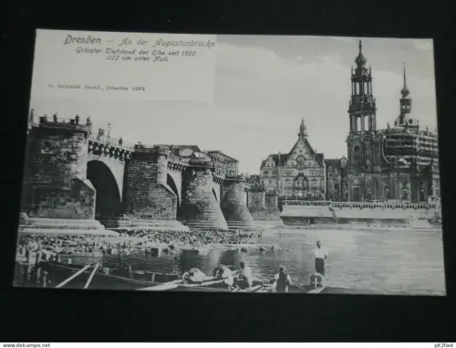 Dresden - An der Augustusbrücke , ca. 1910 , Ansichtskarte , AK , CPA !!
