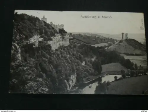 Rudelsburg und Saaleck b. Naumburg a. Saale , 1907 , nach Dahlem , Ansichtskarte , AK , CPA !!