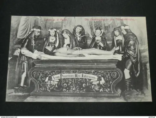 Essen a.d. Ruhr - Jesus - Grablegung in Münsterkirche , ca. 1910 , Ansichtskarte , AK , CPA !!
