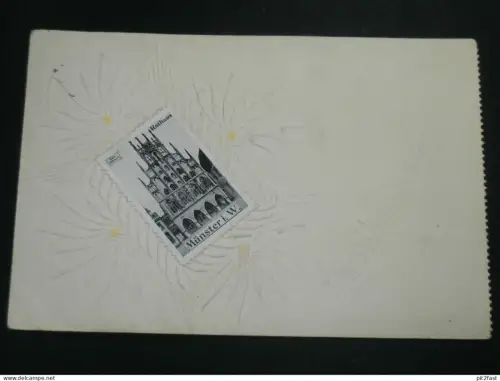 Münster i. W. - Rathaus , 1908 , mit Briefmarke , nach Iserlohn , Ansichtskarte , AK , CPA !!