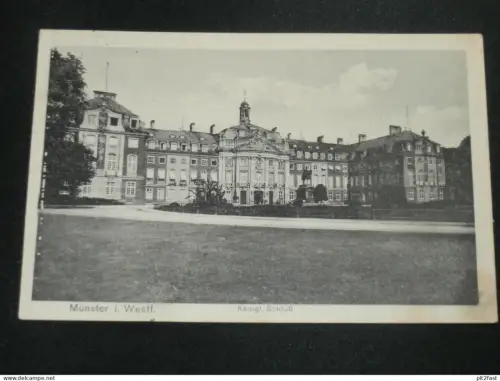 Münster i. W. - königliches Schloß , 1916 , nach Iserlohn , Ansichtskarte , AK , CPA !!