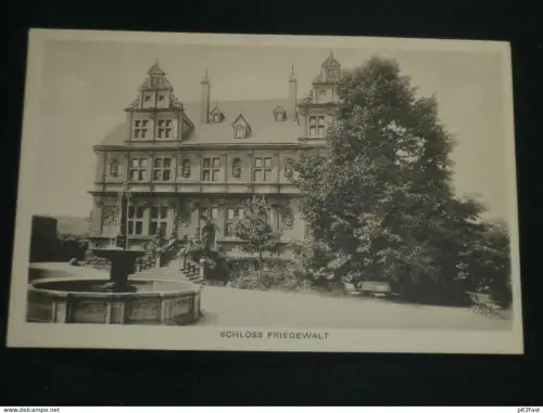 Schloss Friedewalt b. Friedewald i. Westerwald , ca. 1910 , Daaden-Herdorf , Ansichtskarte , AK , CPA !!