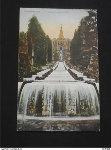 Kassel Wilhelmshöhe - Caskaden , 1909 , nach Vohwinkel , Ansichtskarte , AK , CPA !!