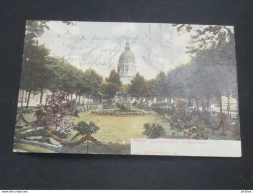 Mainz - Kaiserstrasse und Christuskirche , 1906 , nach Ditterswind / Maroldsweisach , Ansichtskarte , AK , CPA !!