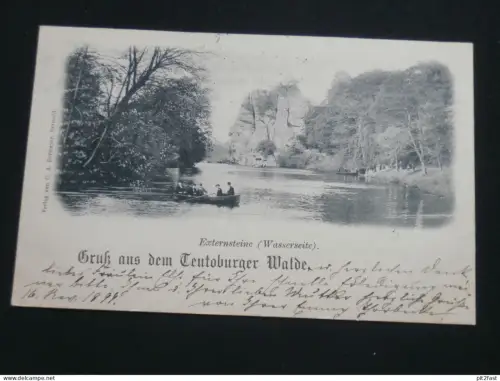 Teutoburger Wald - Externsteine , 1907 , Bad Meinberg , Horn , Ansichtskarte , CPA , AK !!