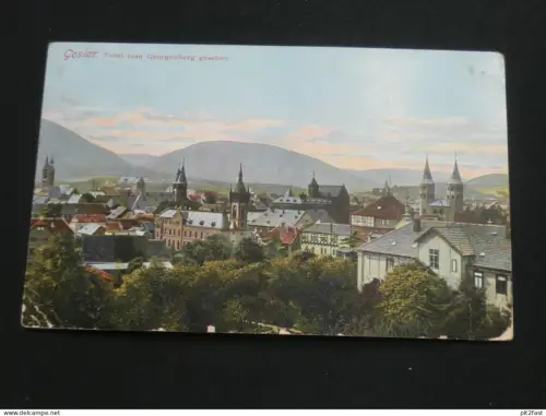 Goslar - Panorama vom Georgenberg , 1910 , nach Gottschimm b. Friedeberg , Ansichtskarte , CPA , AK !!