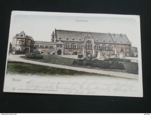 Goslar - Kaiserhaus , 1904 , Ansichtskarte , CPA , AK !!