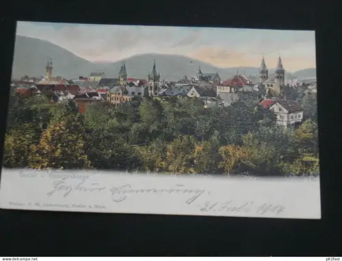 Goslar vom Georgenberge , 1907 , Panorama , Ansichtskarte , CPA , AK !!