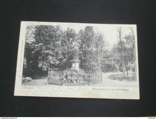 Elberfeld b. Wuppertal , Wilberg Denkmal , 1908 , Ansichtskarte , CPA , AK !!
