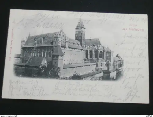 Marienburg / Malbork i. Pommern ,  1899 , nach Stüblau / Steblewo , Ansichtskarte , CPA , AK !!