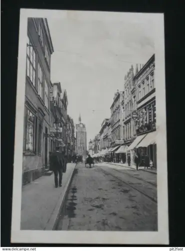 Rostock i. Mecklenburg - Kröpeliner Strasse , 1912 , Ansichtskarte , CPA , AK !!