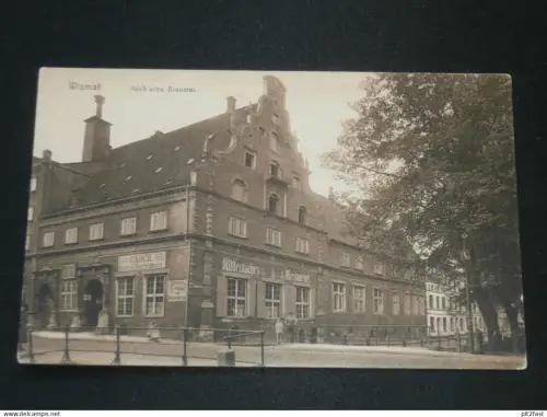 C. Koch - Brauerei in Wismar i. Mecklenburg ,  ca. 1910 , Restaurant , Bierbrauerei , Bier , Ansichtskarte , AK , CPA !!