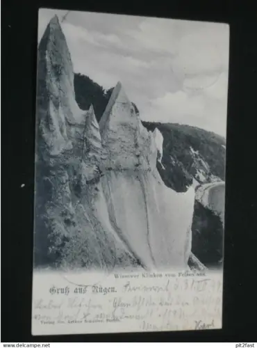 Wissower Klinken auf Rügen , 1899 , nach Stüblau , Ansichtskarte , AK , CPA !!