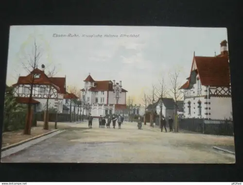Essen a. Ruhr - Krupp Kolonie Alfredshof , 1908 , Ansichtskarte , AK , CPA !!