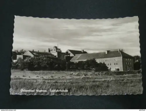 Ostseebad Wustrow - Seefahrtschule , ca. 1960 , Ansichtskarte , AK , CPA