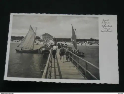 Insel Rügen - Ostseebad Breege - Juliusruh , 1940 , Stempel !! "Technische Kompanie BUG Rügen"  Ansichtskarte , AK , CPA