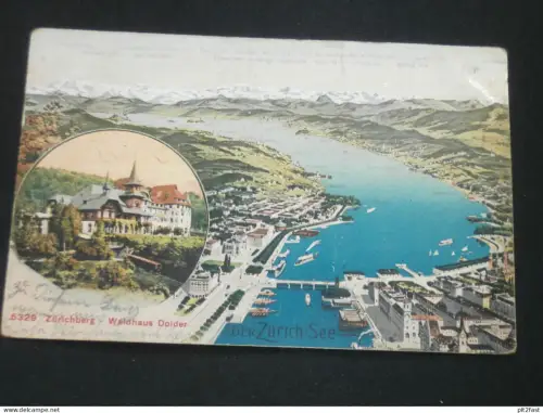 Waldhaus Dolder - Zürichberg  , 1911 ,  Zürich See , nach Wiedenbrück , Ansichtskarte , AK , CPA !!