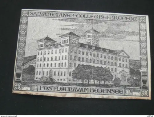 Bregenz - Salvatorianer Colleg ,. 1910 , nach Wulting , Ansichtskarte , AK , CPA !!