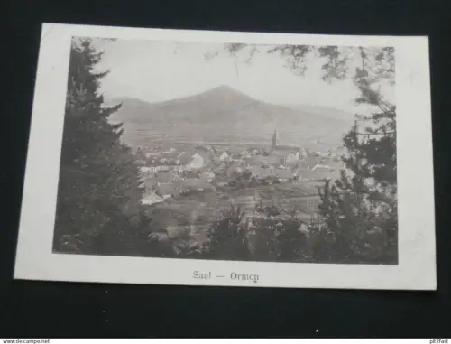 Saal - Ormon b. Molsheim , 1917 , Stempel !!  Ers.-Reg. 5 , Feldpost , nach Wulting , Ansichtskarte , AK , CPA !!