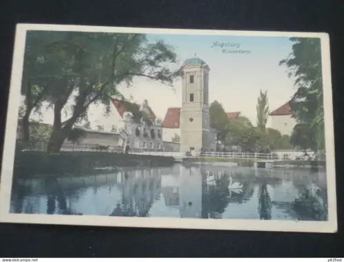 Augsburg - Wasserturm , 1904, nach Wulting , Ansichtskarte , AK , CPA !!