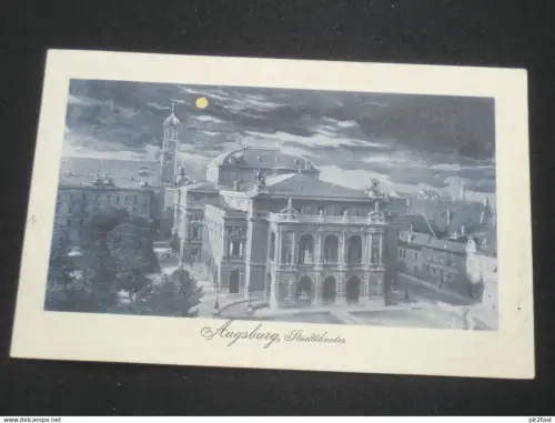 Augsburg - Stadttheater , 1911 , Steno , Kurzschrift , Stenographie , nach Wulting , Ansichtskarte , AK , CPA !!