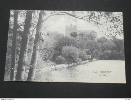 Ballenstedt - Schloss , 1906 , nach Lindau , Ansichtskarte , AK , CPA !!