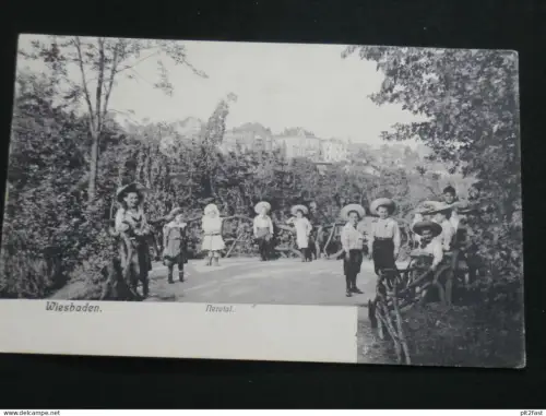 Wiesbaden - Nerotal , 1905 , Ansichtskarte , CPA , AK  !!