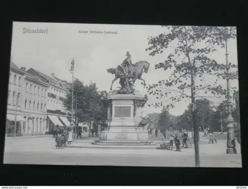 Düsseldorf - Kaiser Wilhelm Denkmal , ca. 1910 , Ansichtskarte , CPA , AK  !!