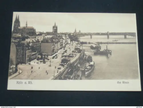 Köln a. Rhein - Am Rhein , ca. 1910 , Ansichtskarte , CPA , AK  !!