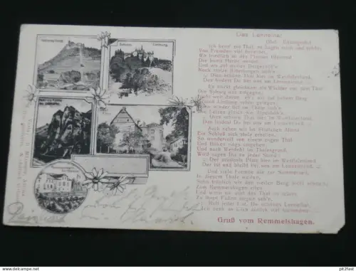 Gruss vom Remmelshagen  , 1911 , Werdohl , Neuenrade , Ansichtskarte !!