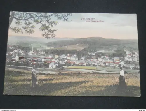 alte AK - Bad Salzschlirf , 1907 , vom Strangelsberg , Ansichtskarte !!