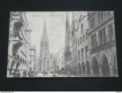 Münster i. Westfalen , 1907 , Prinzipalmarkt , Ansichtskarte , AK , CPA !