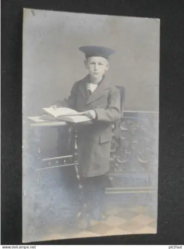 Junge , Pimpf in Zielenzig / Sulęcin , 1941 , Atelier Drawe , b. Lebus , Ansichtskarte , CPA , AK !!