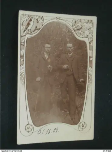 Stettin Bredow i. Pommern , 1909 , Adel , Herren , Ansichtskarte , CPA , AK !!