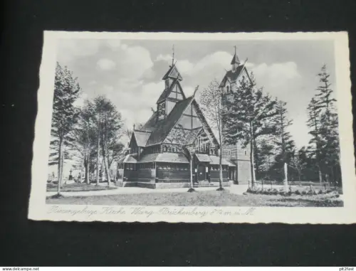 Kirche in Wang in Krummhübel / Karpacz , ca. 1920 , Ansichtskarte , CPA , AK !!