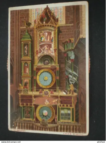 Astronomische Münster-Uhr in Strassburg i. Elsass , 1915 , Karte mit Drehrad !! , Astronomie , Ansichtskarte , CPA , AK