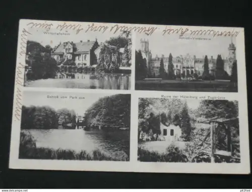 Hülseburg b. Bobzin , 1917 , Schloss , Ruine ,  Ansichtskarte , AK , CPA !!
