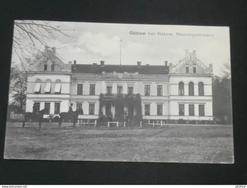Gülzow b. Rakow i. Mecklenburg , 1913 , Schloss , von Reichenau ,  Ansichtskarte , AK , CPA !!