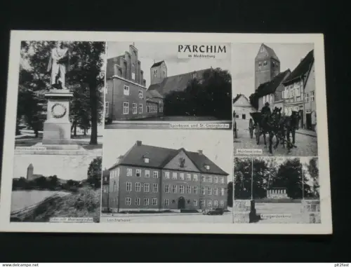 Parchim i. Mecklenburg , ca. 1940 , Mehrbild  ,  Ansichtskarte , AK , CPA !!