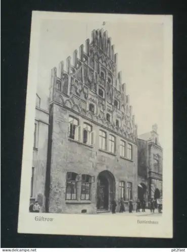 Brauerei P. Derz in Güstrow i. Mecklenburg ,ca. 1910, Hansenhaus , Ansichtskarte , AK , CPA !!