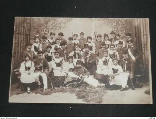 Parchim i. Mecklenburg , 1911 , kaufm. Alpenverein , Verein , Studentika , Ansichtskarte , AK , CPA !!