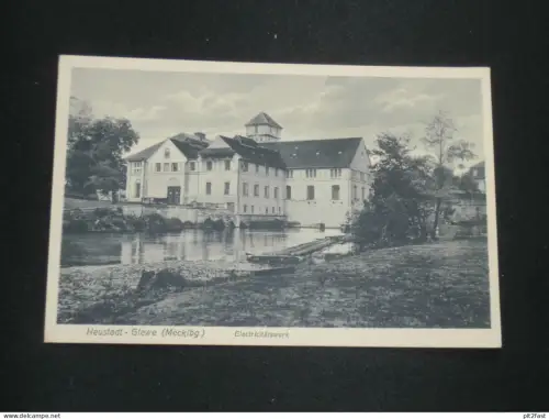Neustadt Glewe i. Mecklenburg , ca. 1910 , E-Werk , Ansichtskarte , AK , CPA !!