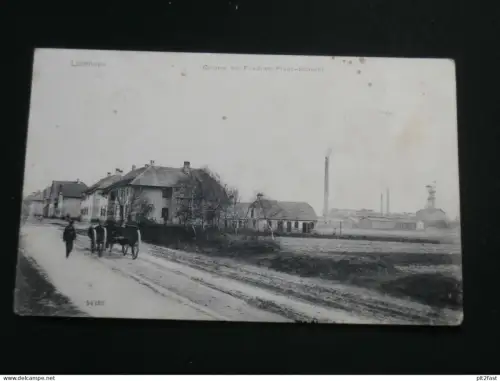 Lübtheen i. Mecklenburg , 1911 , Colonie mit Schacht , Ansichtskarte , AK , CPA !!