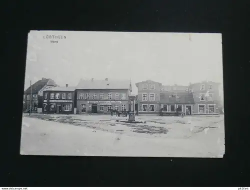Lübtheen i. Mecklenburg , 1908 , Bäckerei A. Bülow , Markt , Ansichtskarte , AK , CPA !!