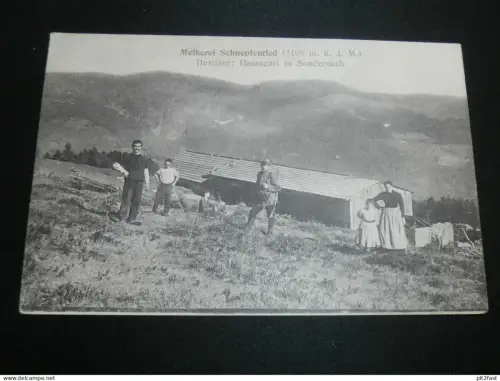 Melkerei Schnepfenried , 1915 , Besitzer Baumgart in Sondernach , Wintzenheim , alte Ansichtskarte , AK , CPA !!