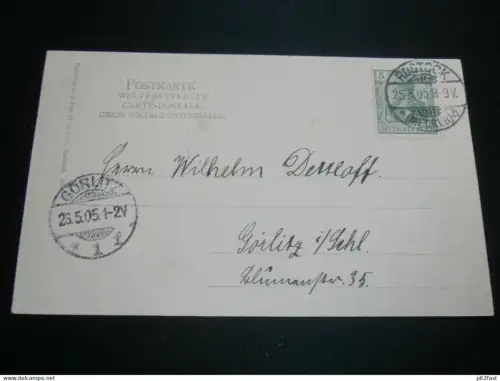 Fischerhafen Rostock , 1905 , alte Ansichtskarte , AK , CPA !!