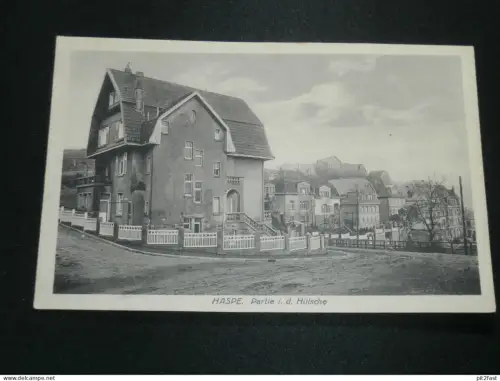 Haspe b. Hagen , ca. 1915 , Partie i.d. Hülsche , alte Ansichtskarte , AK , CPA !!