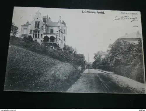 Lüdenscheid - Sedanstrasse , 1905 , alte Ansichtskarte , AK , CPA !!